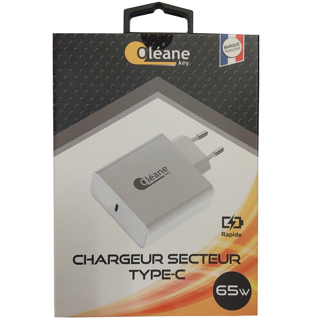 OLEANE Key CHARGEUR SECTEUR TYPE-C 65W OLÉANE KEY