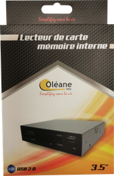 [OLLECMEM35] OLEANE Key Lecteur de carte memoire interne 3.5&quot; USB2.0 - USB 2.0